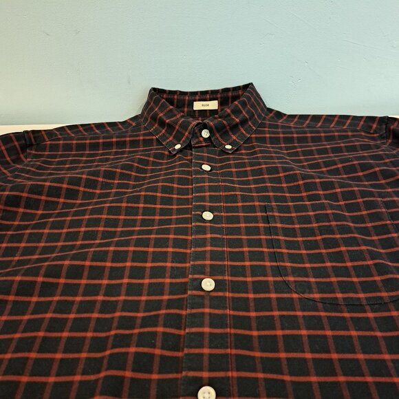 J. Crew Men's Large All Cotton Oxford Slim Fit Button Down Shirt Style #J1032 - Picture 7 of 15